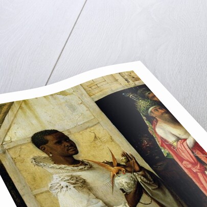 The Adoration of the Magi: detail of King Balthazar from the central panel of the triptych, 1510 by Hieronymus Bosch