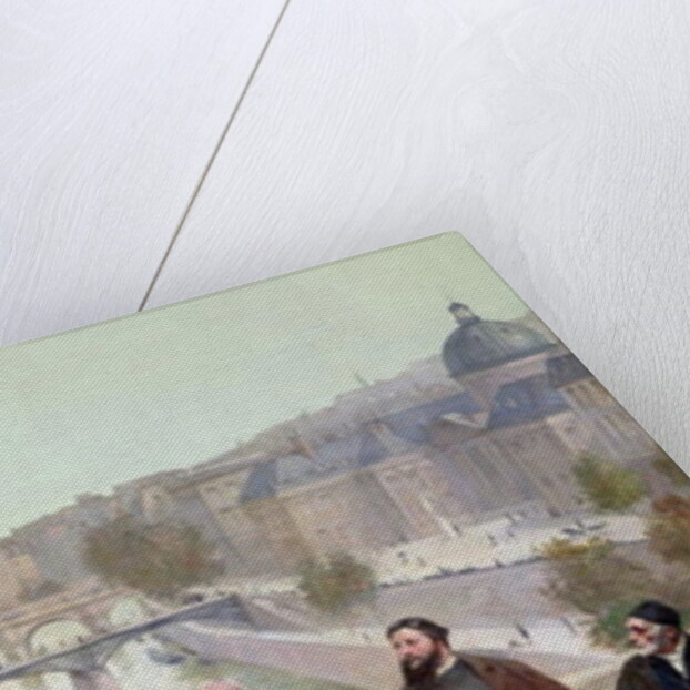 Fragment of the panorama of 'The History of the Century', with portraits of French artists and authors, 1889 by Henri & Stevens Alfred Gervex