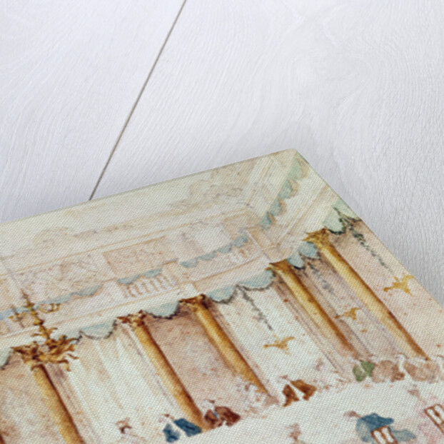 Festive Dinner Given to Celebrate the Marriage of Armand Duke of Polignac to the Baroness Idalia of Neukirchen at Villa Gradenigo, Carpenedo, 1790 by Francesco Guardi