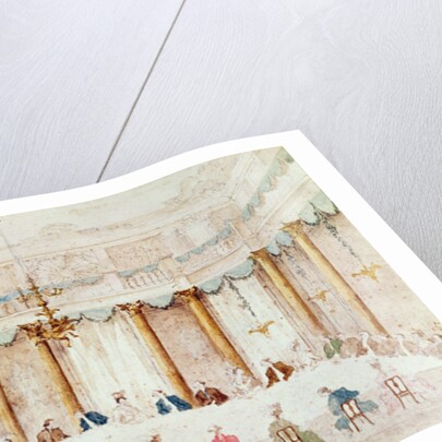 Festive Dinner Given to Celebrate the Marriage of Armand Duke of Polignac to the Baroness Idalia of Neukirchen at Villa Gradenigo, Carpenedo, 1790 by Francesco Guardi