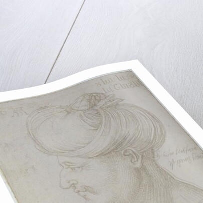 Head of Suleyman the Magnificent 1526 by Albrecht Dürer or Duerer