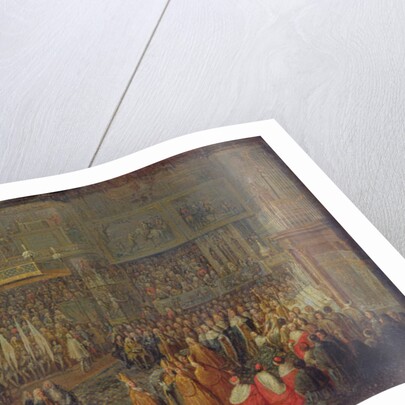 Coronation of Louis XV, 1735 by Jean-Baptiste Martin