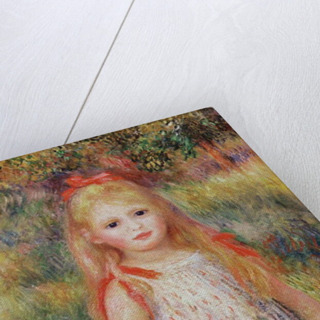 Little Girl Carrying Flowers, or The Little Gleaner, 1888 by Pierre Auguste Renoir