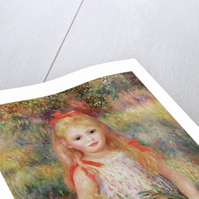 Little Girl Carrying Flowers, or The Little Gleaner, 1888 by Pierre Auguste Renoir