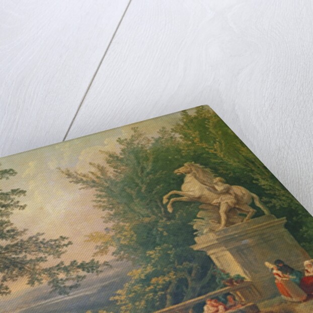 Terrace Ruins in a Park, c.1780 by Hubert Robert