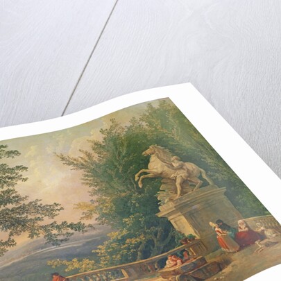 Terrace Ruins in a Park, c.1780 by Hubert Robert