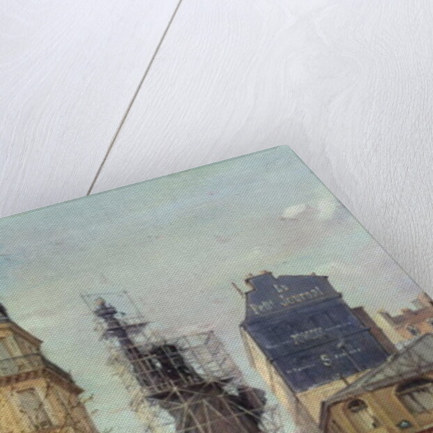 The Statue of Liberty, by Bartholdi, in the workshop of the Gayet foundry, Rue de Chazelles, before her departure for New York, 1883 by Paul Joseph Victor Dargaud