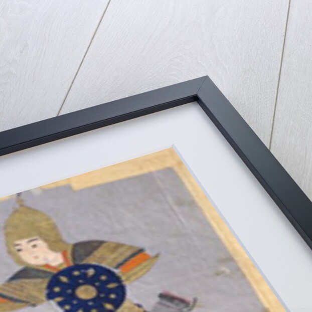 Two warriors on horseback in combat, School of Tabriz, c.1480 by Islamic School