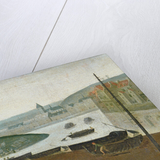 The Ile Notre-Dame, Paris, 1590-3 by French School