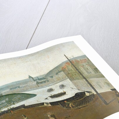 The Ile Notre-Dame, Paris, 1590-3 by French School