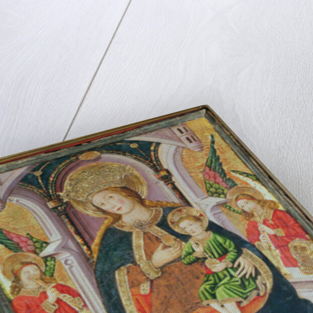 Virgin and Child with Angel Musicians by Master of Burgo de Osma