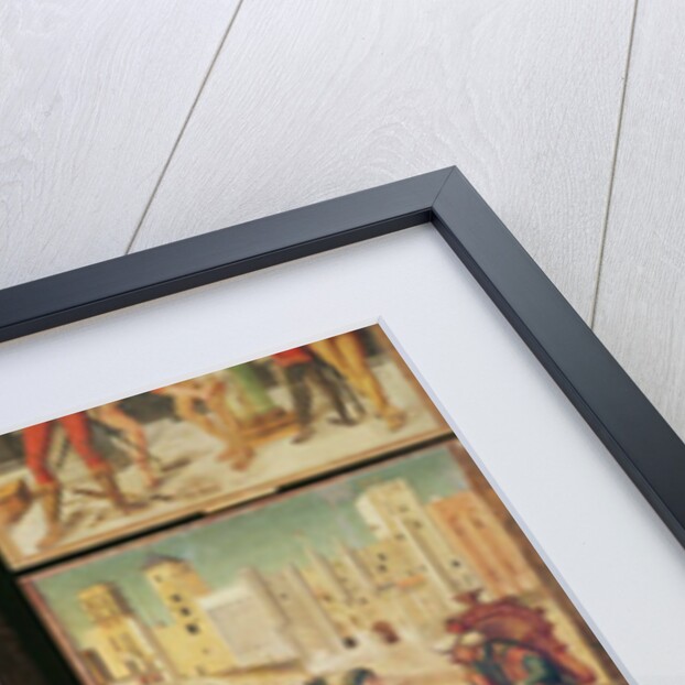 Left panel of the Retable of the Passion, 1517-20 by Antonio Ronzen