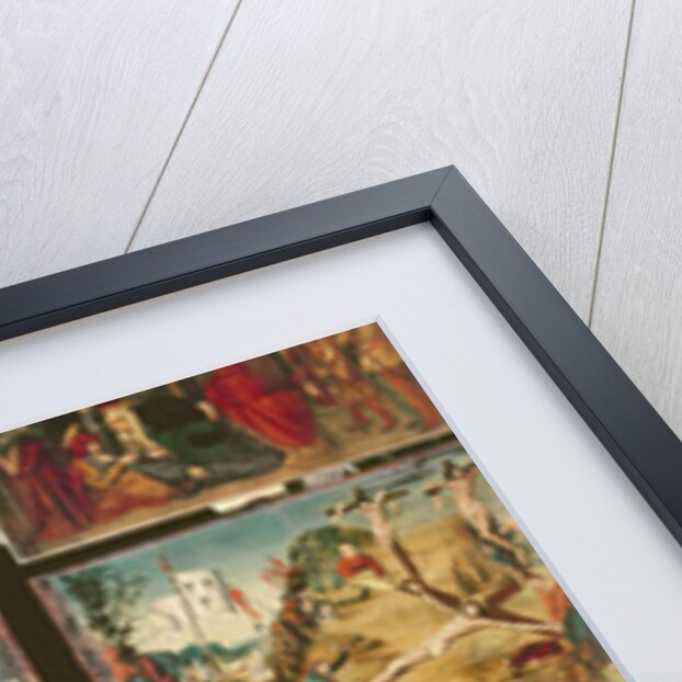 Right panel of the Retable of the Passion, 1517-20 by Antonio Ronzen