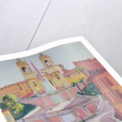 Spanish Steps and the Trinità dei Monti church, Rome, 1928 by Maurice Denis