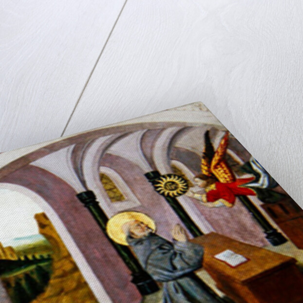 Saint Bernardino of Siena with two Donors, 1460-70 by Pierre Villatte