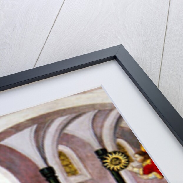 Saint Bernardino of Siena with two Donors, 1460-70 by Pierre Villatte