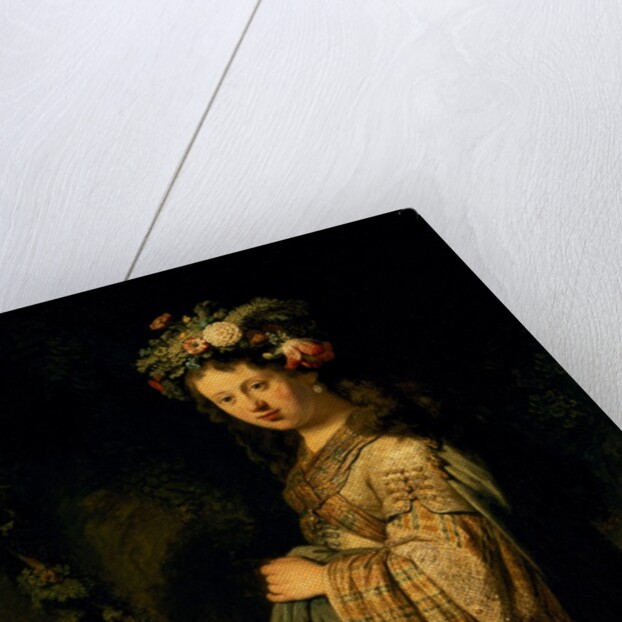 Saskia as Flora, 1634 by Rembrandt Harmensz. van Rijn