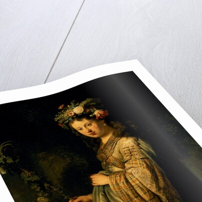 Saskia as Flora, 1634 by Rembrandt Harmensz. van Rijn