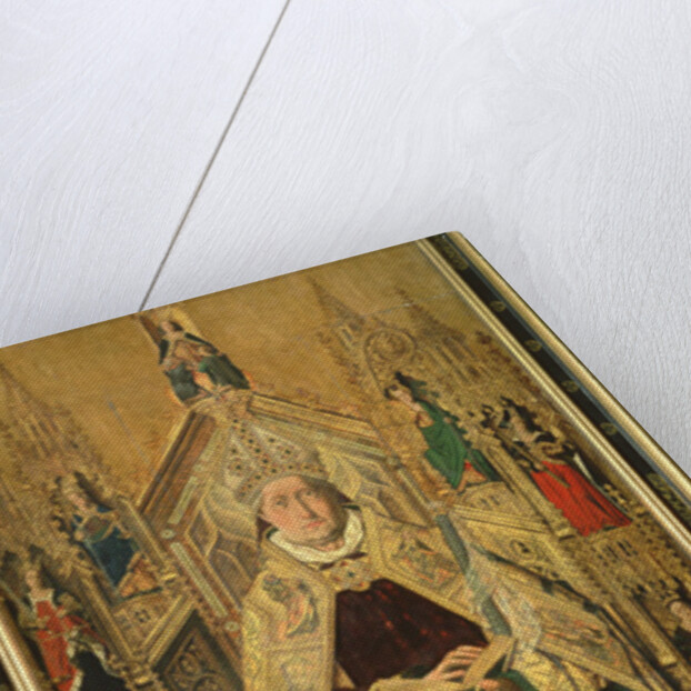 St. Dominic enthroned as Abbot of Silos, 1474 by (c.1435/40-1500) Bermejo