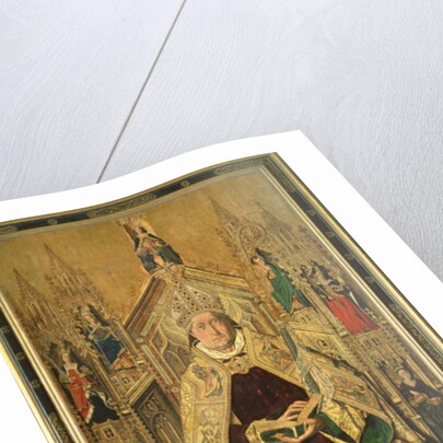 St. Dominic enthroned as Abbot of Silos, 1474 by (c.1435/40-1500) Bermejo