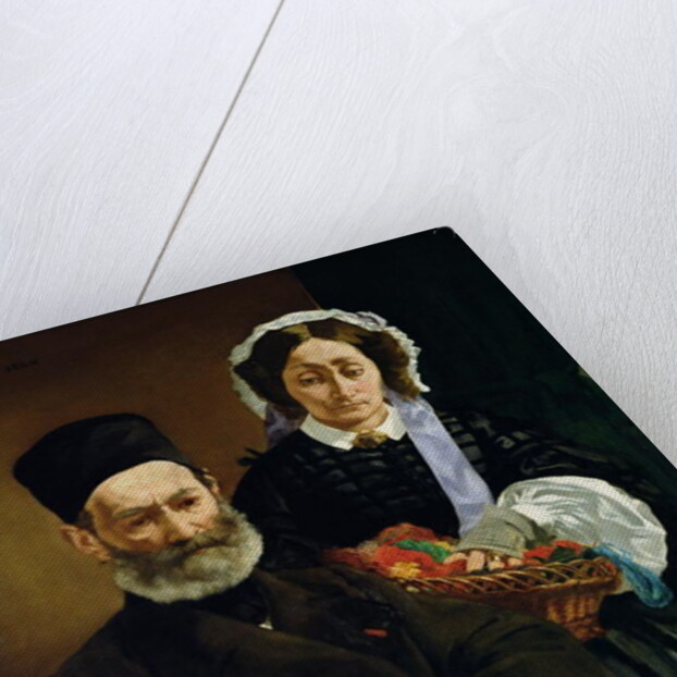Portrait of Monsieur and Madame Auguste Manet, 1860 by Edouard Manet