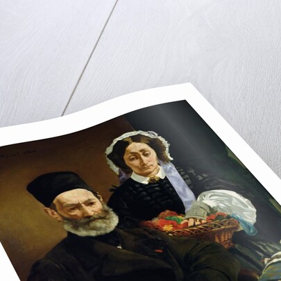 Portrait of Monsieur and Madame Auguste Manet, 1860 by Edouard Manet
