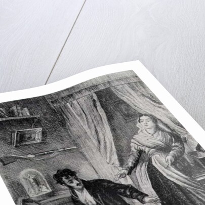 Illustration from 'Colomba' by Prosper Merimee by Jules Worms