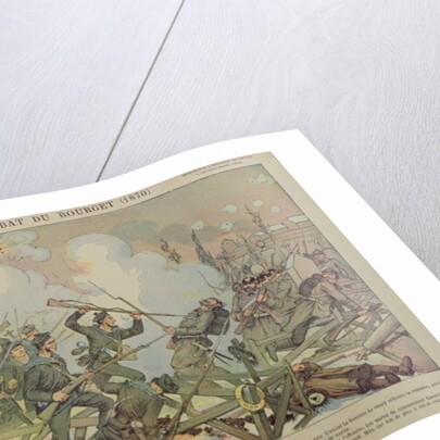 The Battle of Bourget, 1887 by French School