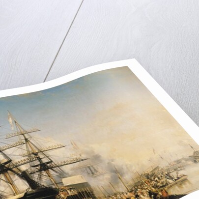 King Louis-Philippe Disembarking at Portsmouth, 8th October 1844, 1846 by Louis Eugene Gabriel Isabey