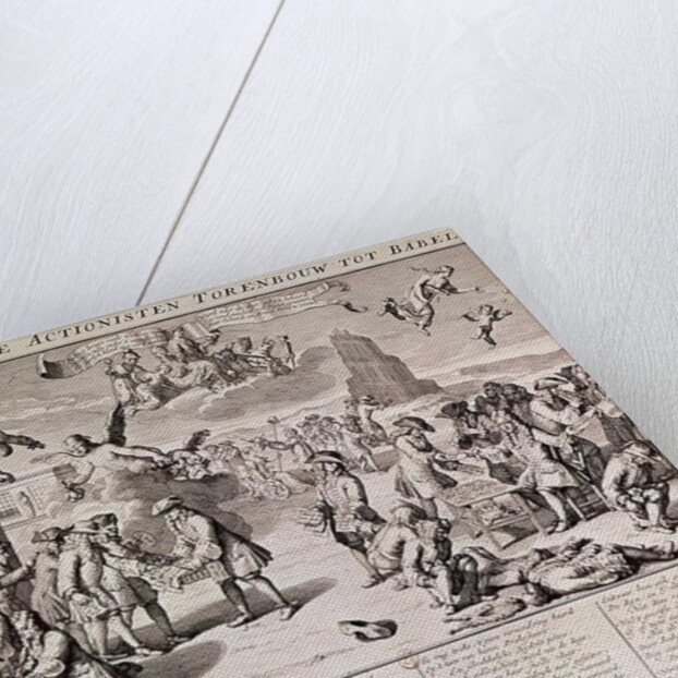 The disastrous experiment with paper money by John Law by Flemish School