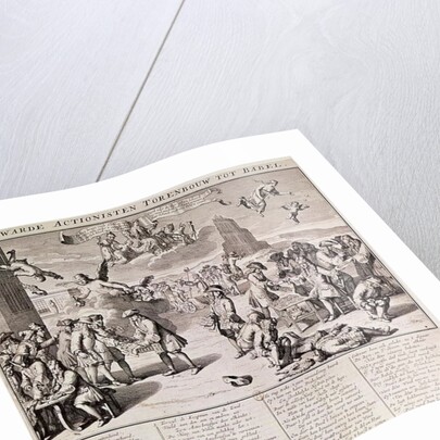 The disastrous experiment with paper money by John Law by Flemish School