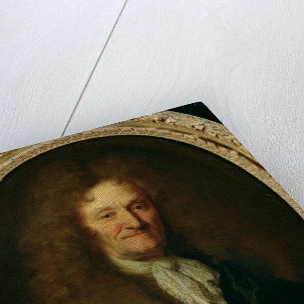 Portrait of Jean de La Fontaine by Nicolas de Largilliere