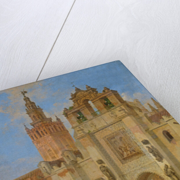 Religious procession in Seville, 1853 by Joachin Dominguez Becquer