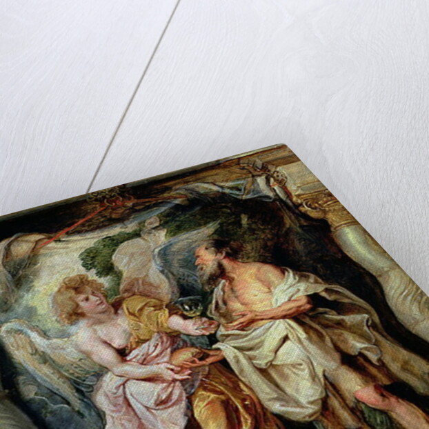 The Prophet Elijah and the Angel in the Wilderness, c.1626-28 by Peter Paul Rubens