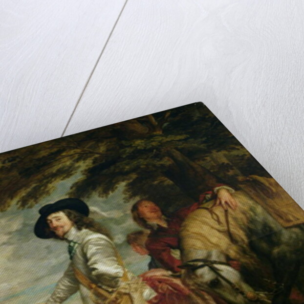 King Charles I of England out Hunting, c.1635 by Anthony van Dyck
