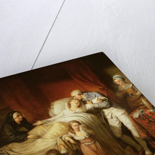 The Last Moments of the Beloved Wife, 1784 by Pierre Alexandre Wille
