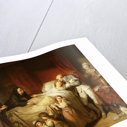 The Last Moments of the Beloved Wife, 1784 by Pierre Alexandre Wille