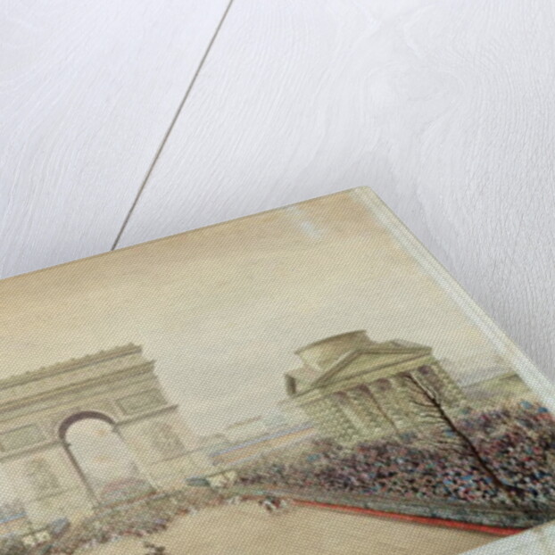 Entry of Napoleon III into Paris, through the Arc de Triomphe, on 2nd December 1852 by Theodore Jung