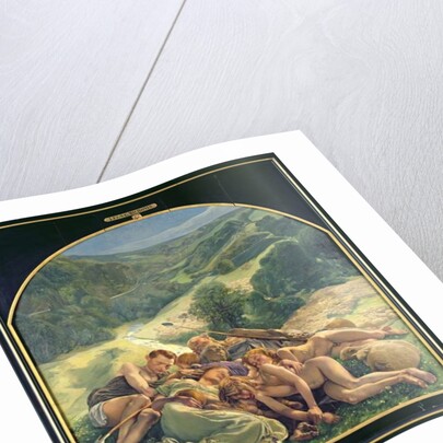 Night, central section of 'The Golden Age' Triptych, 1900 by Leon Henri Marie Frederic