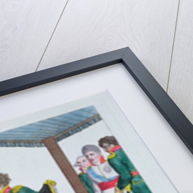 Meeting between Napoleon I and Alexander I, at Tilsit, 25 June, 1807 by French School