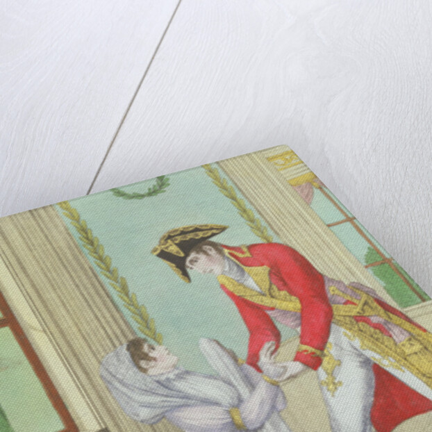 Grace granted by Napoleon to Madame de Polignac for her husband Armand Polignac, 1804 by French School