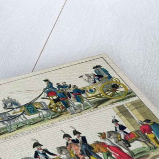 Entry to Paris of Charles, Count of Artois, 12 April 1814, and Entry to Paris of Louis XVIII, King of France and Navarre, 3 May 1814 by French School