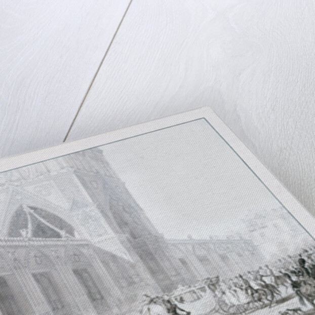 Arrival at Notre-Dame cathedral, Paris of Emperor Napoleon I and Empress Josephine for their coronation on 2 December, 1804 by Jean-Baptiste Isabey