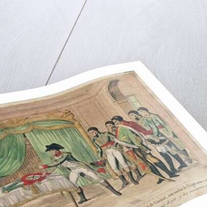 Emperor Napoleon I contemplating the sword of Frederick the Great at Potsdam in 1806 by French School