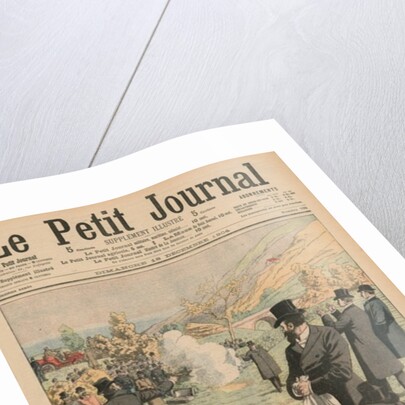 At the Spanish frontier, duel between Paul Deroulede and Jean Jaures by French School