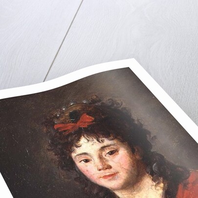 Portrait of Mademoiselle Maillard as the Goddess of Reason at the Fete de l'Eglise de Notre-Dame, 10th November 1793, after 1793 by Jean Francois Garneray