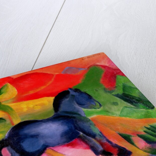 Little Blue Horse, 1912 by Franz Marc