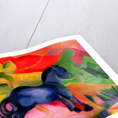 Little Blue Horse, 1912 by Franz Marc