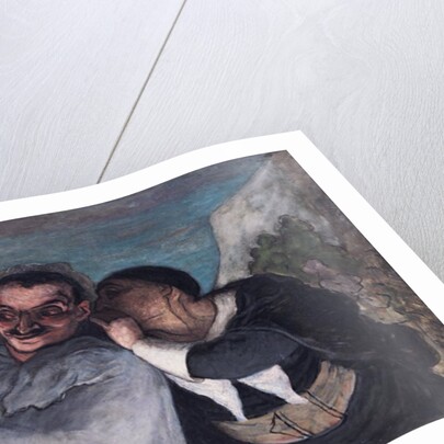 Crispin and Scapin, or Scapin and Sylvester, c.1863-65 by Honore Daumier