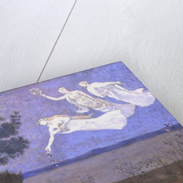 The Dream: 'In his sleep he saw Love, Glory and Wealth appear to him', 1883 by Pierre Puvis de Chavannes